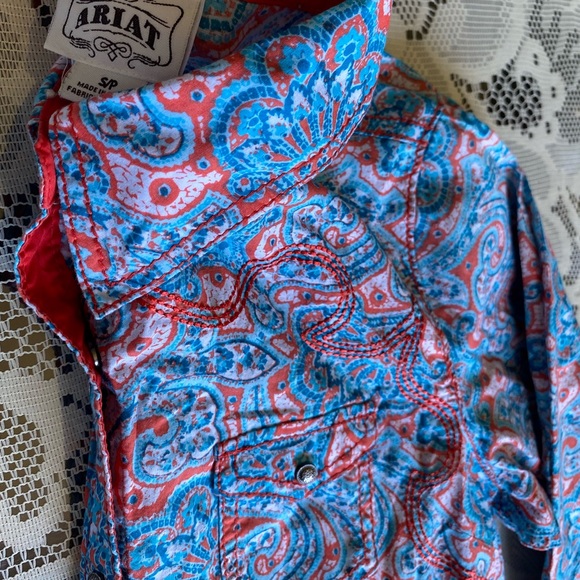 Ariat Bottom down long sleeve shirt - Picture 3 of 6